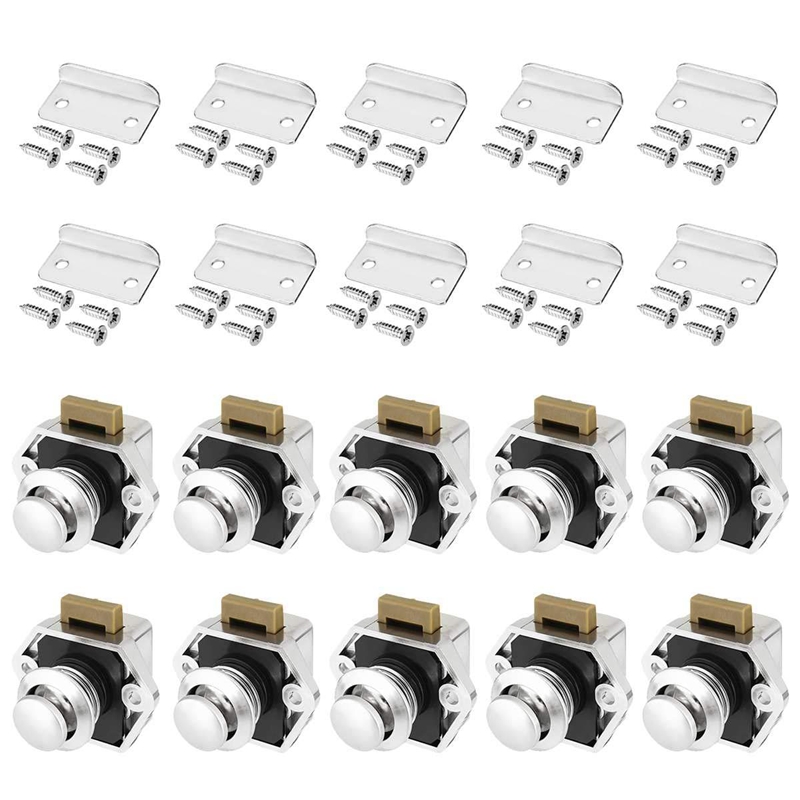 Home Security Tapo - 10 Pcs Push Button Keyless Lock