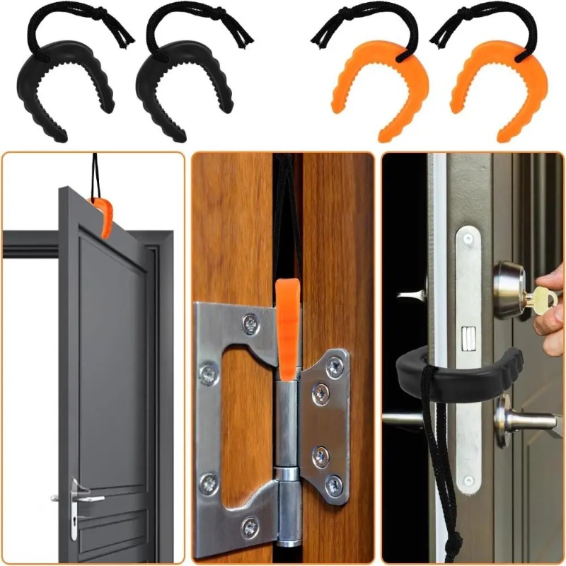 Door Wedge Alarm - Einfach zu bedienende Gummitür-Marmelade, Feuerwehrmann-Ausrüstung, Keil,