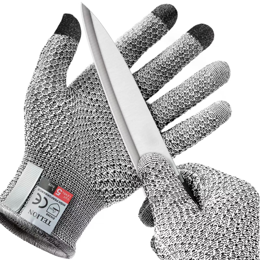 Home Security Measures - Schnittfeste Arbeitshandschuhe Level 5 Touchscreen-Handschuhe für