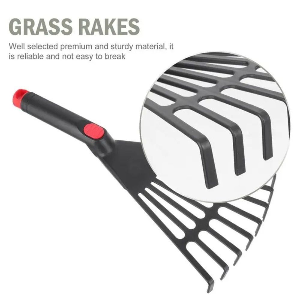 Home Security Measures - Professioneller Gartenrechen aus Kunststoff für Gras