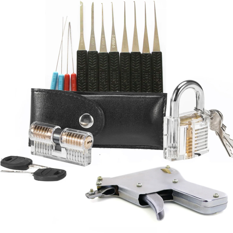 Lock Picking Set - 5-in-1-Schloss-Übungsset zum Ausziehen gebrochener Schlüssel, zum