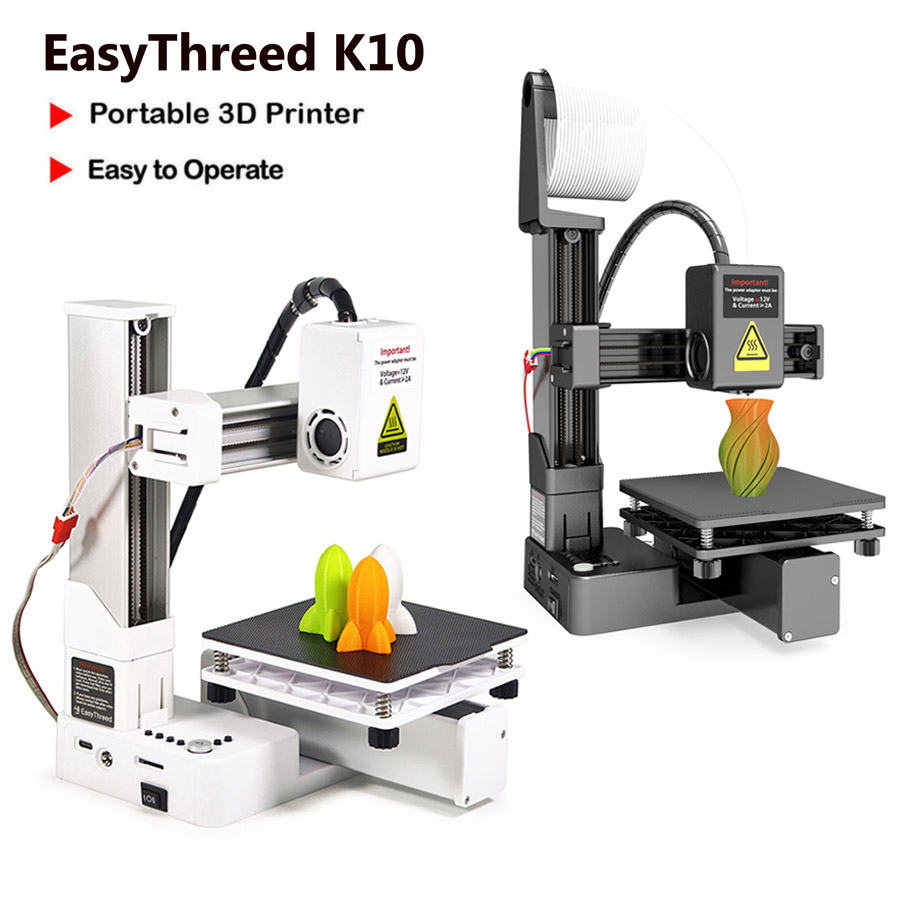 Home Security Measures - EasyThreed K10 Desktop Mini 3D-Drucker, Geräuscharme