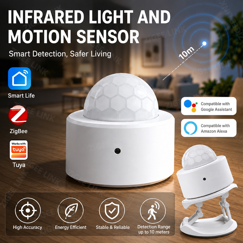 Home Security Business - ZigBee 3.0 PIR-Bewegungssensor, kabelloser Smart-Home-Sicherheitsalarm, funktioniert