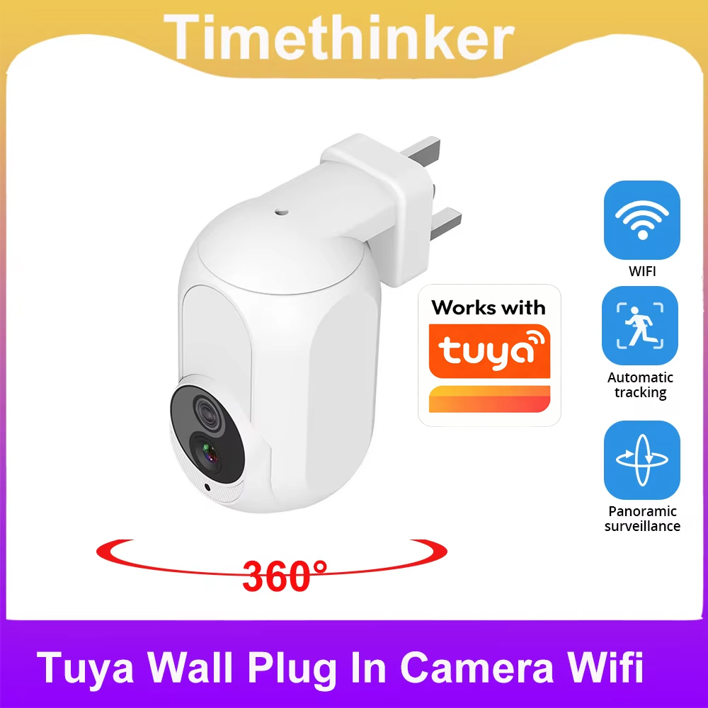 Home Security Beams - Tuya Wandstecker-in-Kamera WLAN 360° ° 1080P
