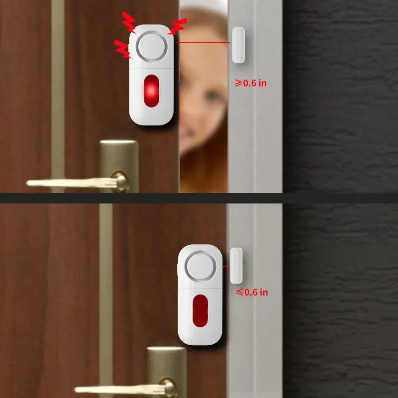 Tür-Fenster-Sensor, kabellos,  – Door Wedge Alarm Bewertung und Preis
