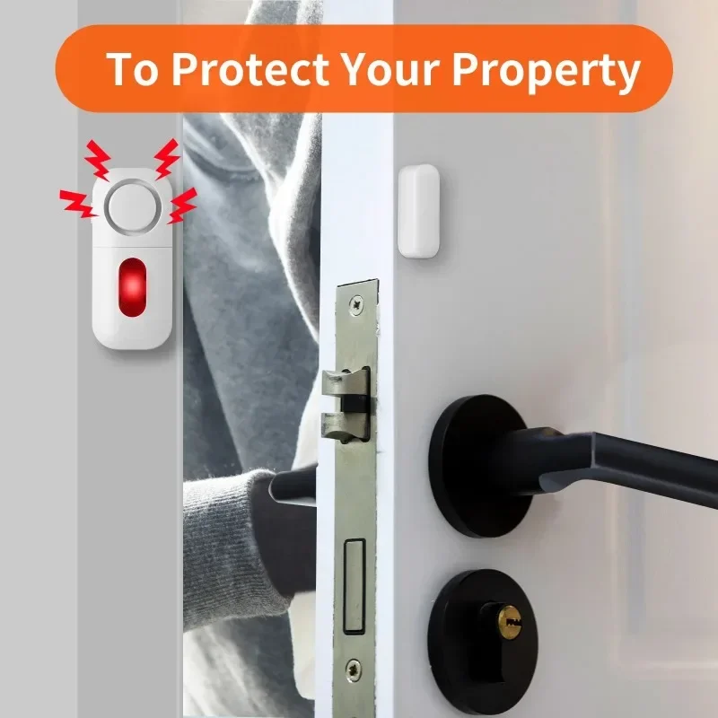 Tür-Fenster-Sensor, kabellos,  – Door Wedge Alarm Bewertung und Preis