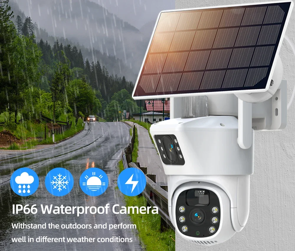 4k 8mp Dual Lens Wifi Solar CC – Home Security Monitor Bewertung und Preis