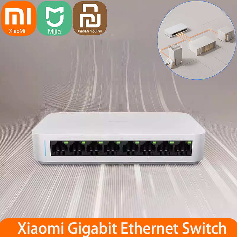 Xiaomi Mi 8 Ports RJ45 Gigabit – Xiaomi Hub Mijia Hub Bewertung und Preis