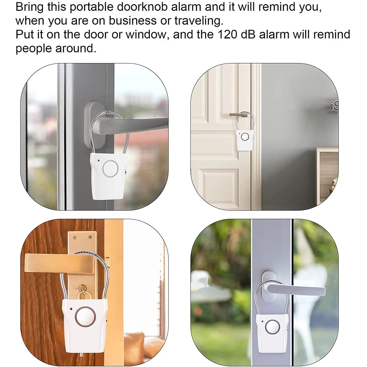 Türgriff-Alarm, 110 dB, Türsic – Door Wedge Alarm Bewertung und Preis
