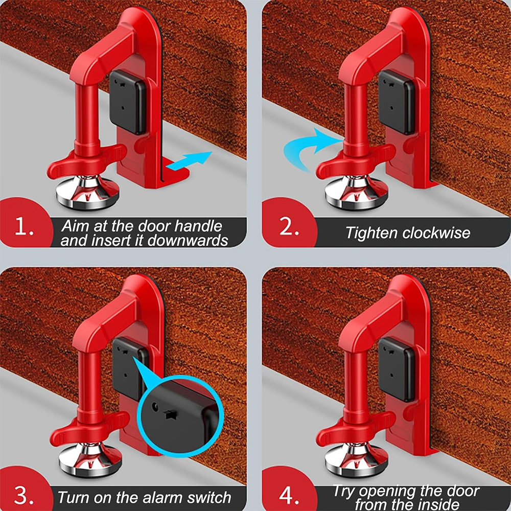 Batterie Betrieben Alarm Tür S – Door Wedge Alarm Bewertung und Preis