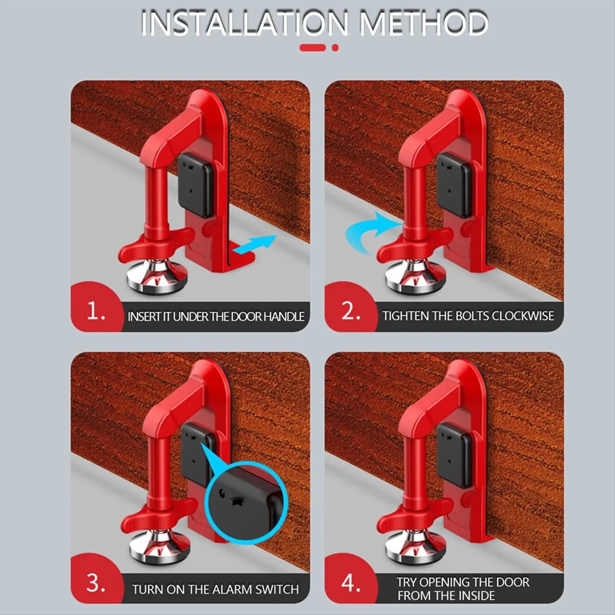 Punctual – tragbarer Alarm-Tür – Door Wedge Alarm Bewertung und Preis