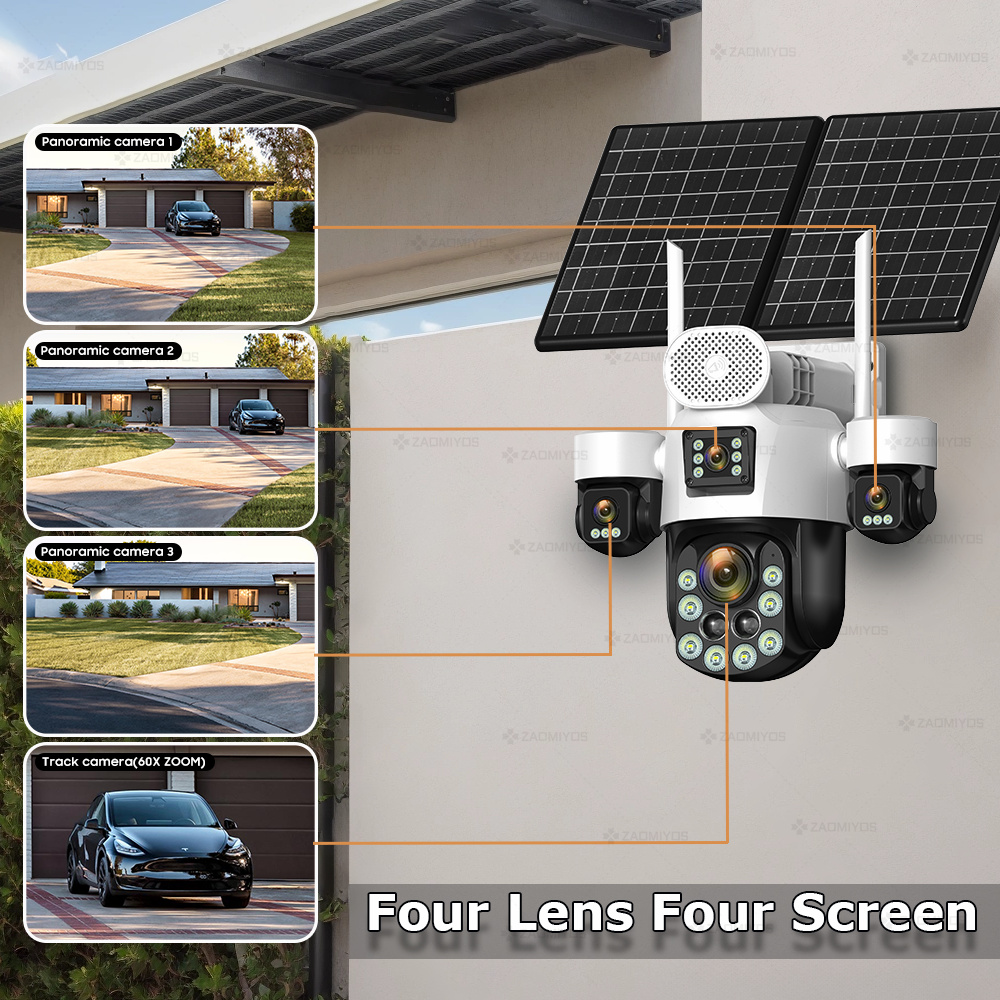4-Linsen-Outdoor-360-Grad-Kame – Home Security Business Bewertung und Preis