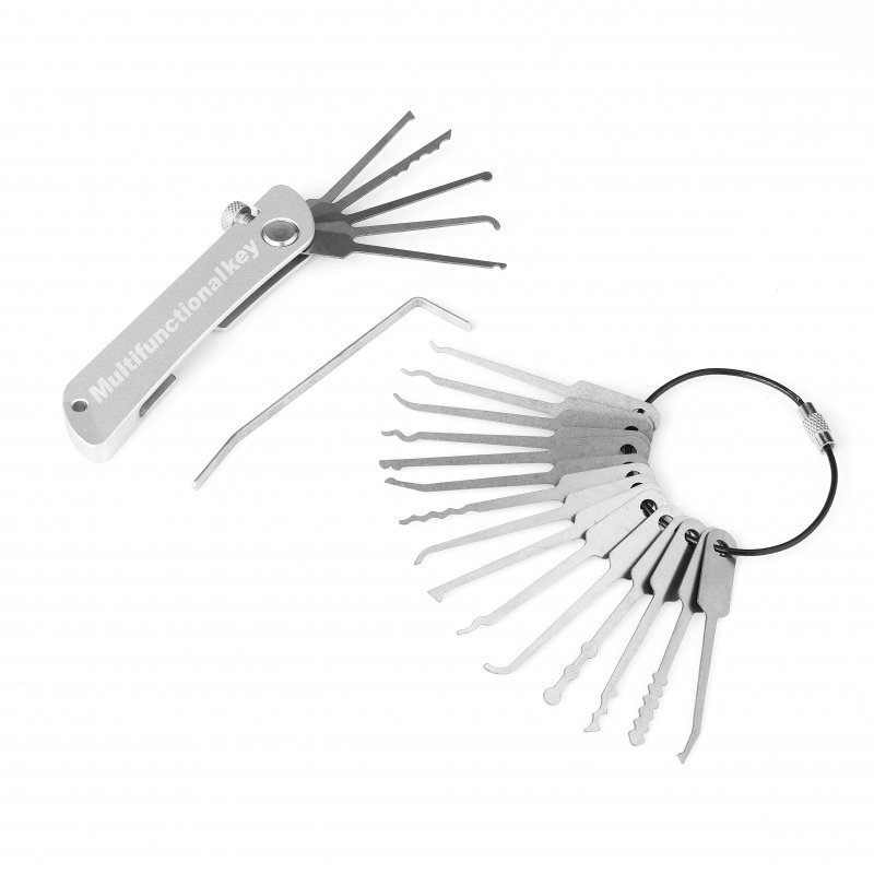 21-in-1 Edelstahl Lockpicking- – Lock Picking Set Bewertung und Preis