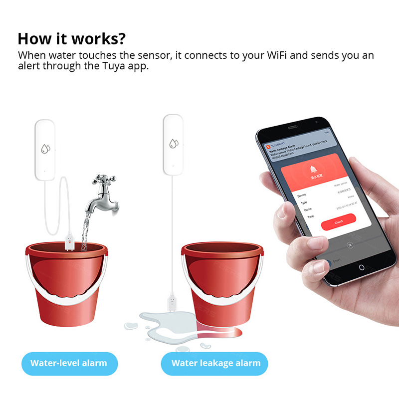 Tuya WLAN-Wasserleck-Alarmsens – Home Security Monitoring Bewertung und Preis