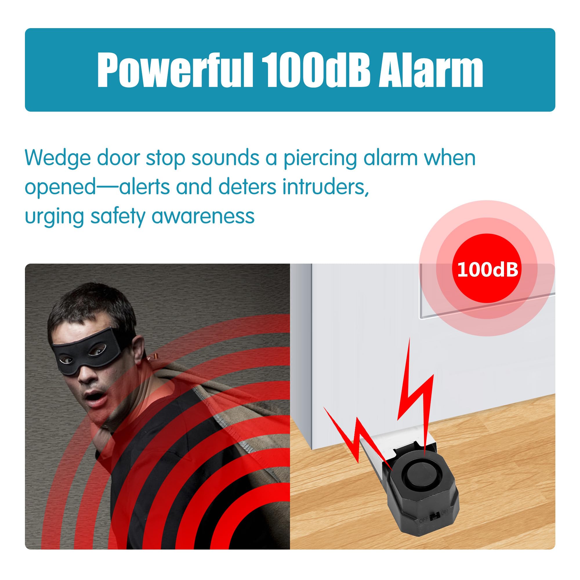 Kabelloses Türstopper-Alarmsys – Door Wedge Alarm Bewertung und Preis