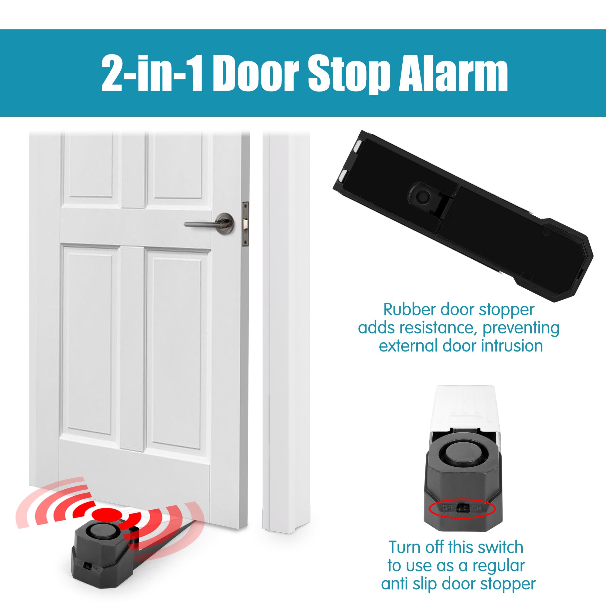 Kabelloses Türstopper-Alarmsys – Door Wedge Alarm Bewertung und Preis