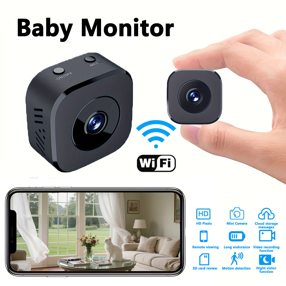 1080P HD Mini WiFi Kamera Indo – Home Security Monitoring Bewertung und Preis