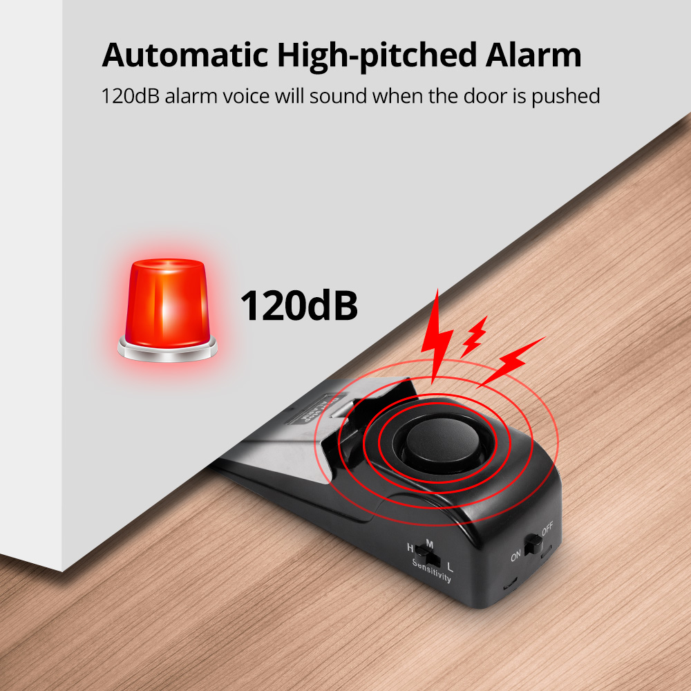 Kabelloser Diebstahlschutz-Tür – Door Wedge Alarm Bewertung und Preis