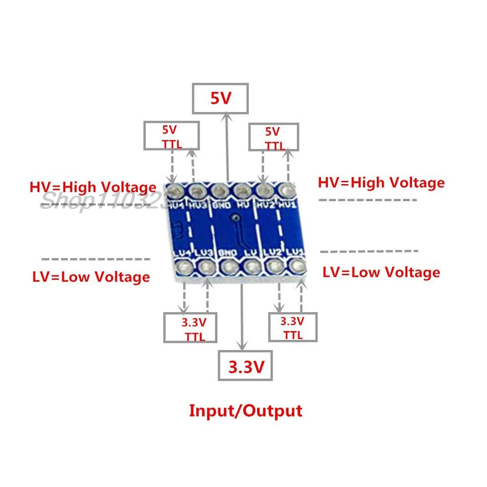 10 Stück 4 Kanäle IIC I2C Logi – Home Security Measures Bewertung und Preis