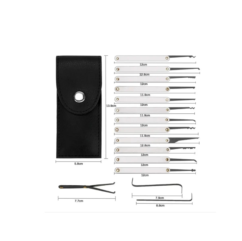 15-teiliges Kit, multifunktion – Lock Picking Set Bewertung und Preis