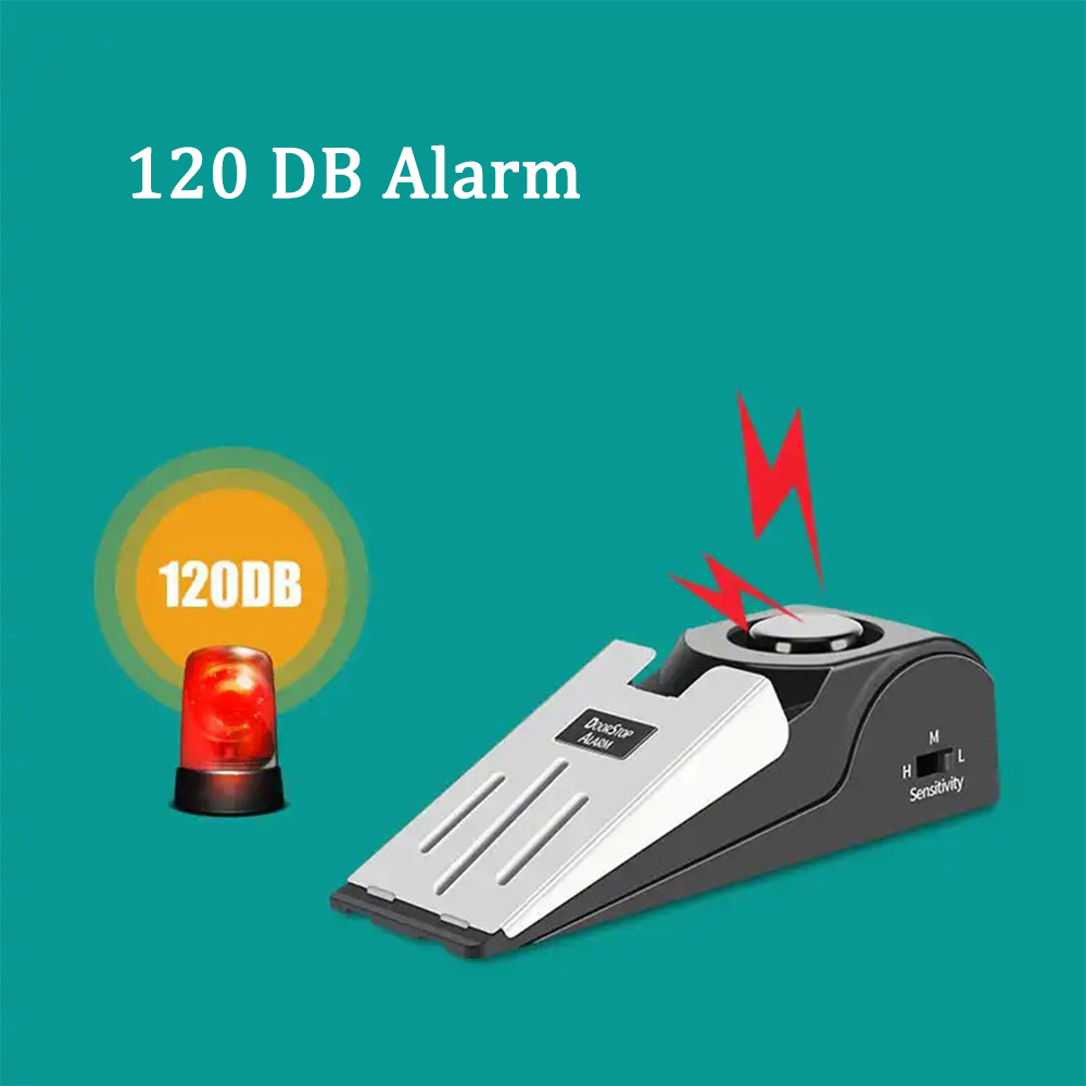 125 dB Diebstahls icherung Ein – Door Wedge Alarm Bewertung und Preis