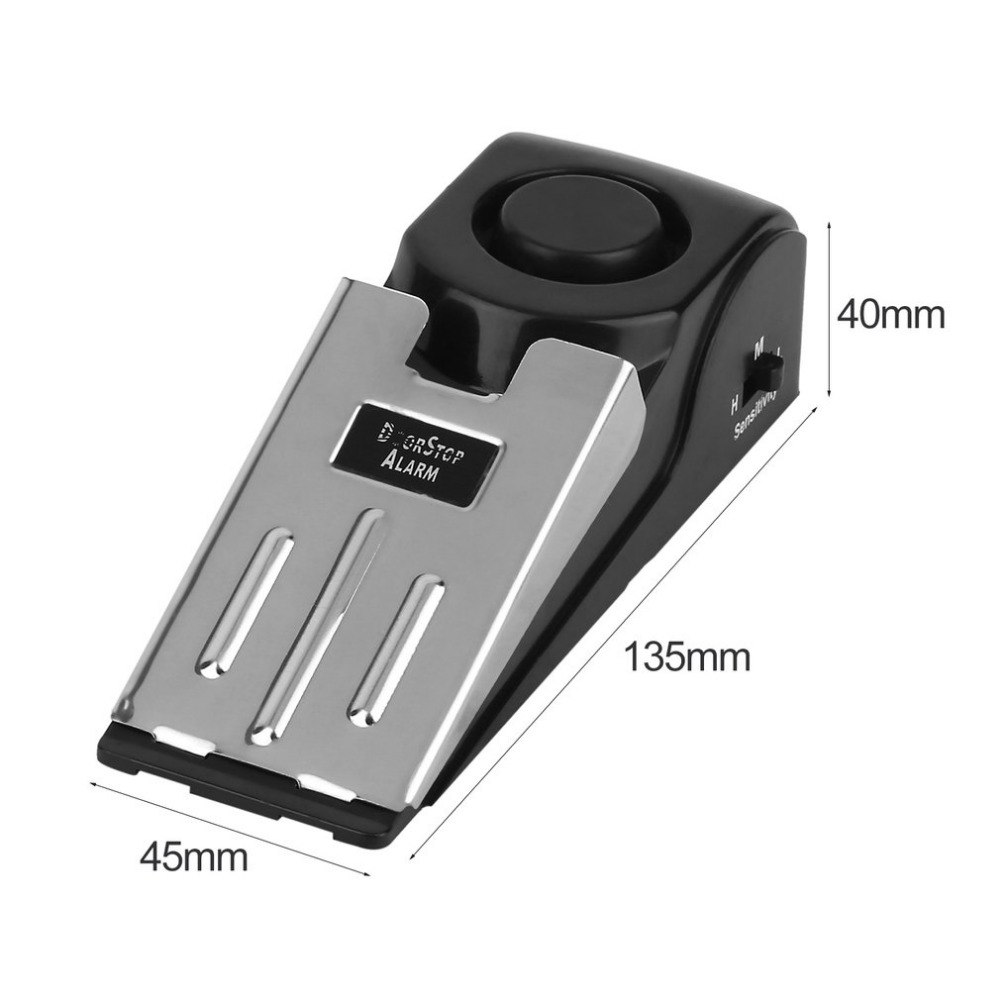 125 dB Diebstahls icherung Ein – Door Wedge Alarm Bewertung und Preis