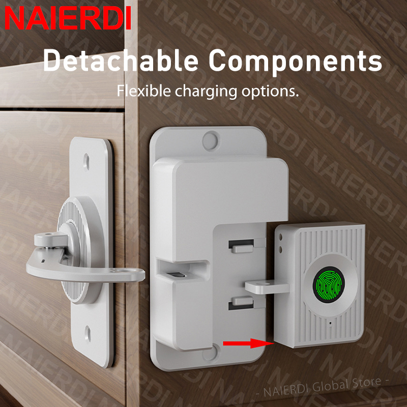 NAIERDI Fingerabdruck-Schranks – Home Security Door Reinforcement Lock Bewertung und Preis