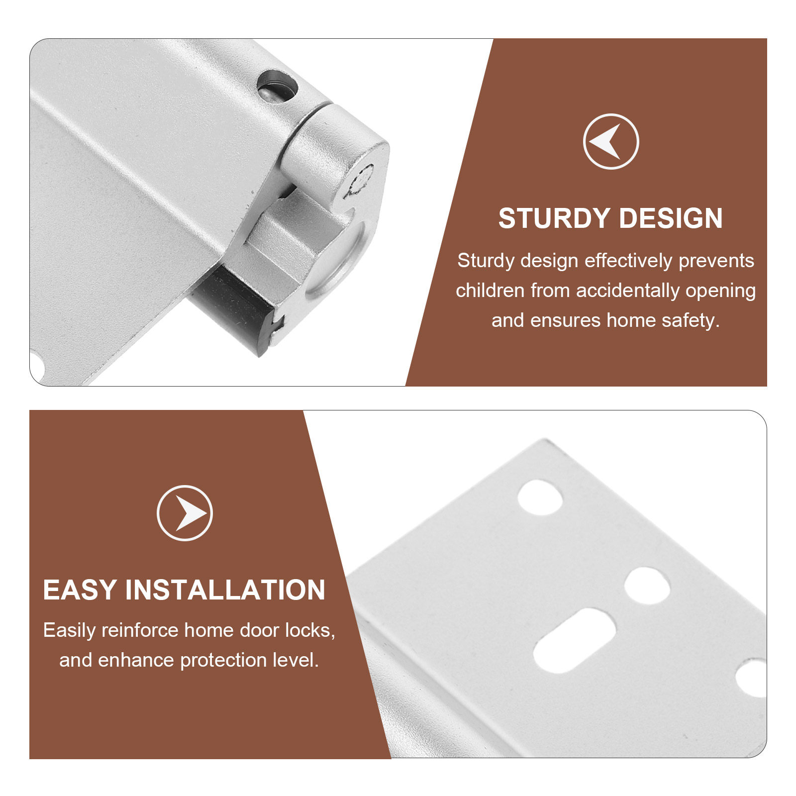 2 Stück Aluminiumlegierung Sic – Home Security Door Reinforcement Lock Bewertung und Preis